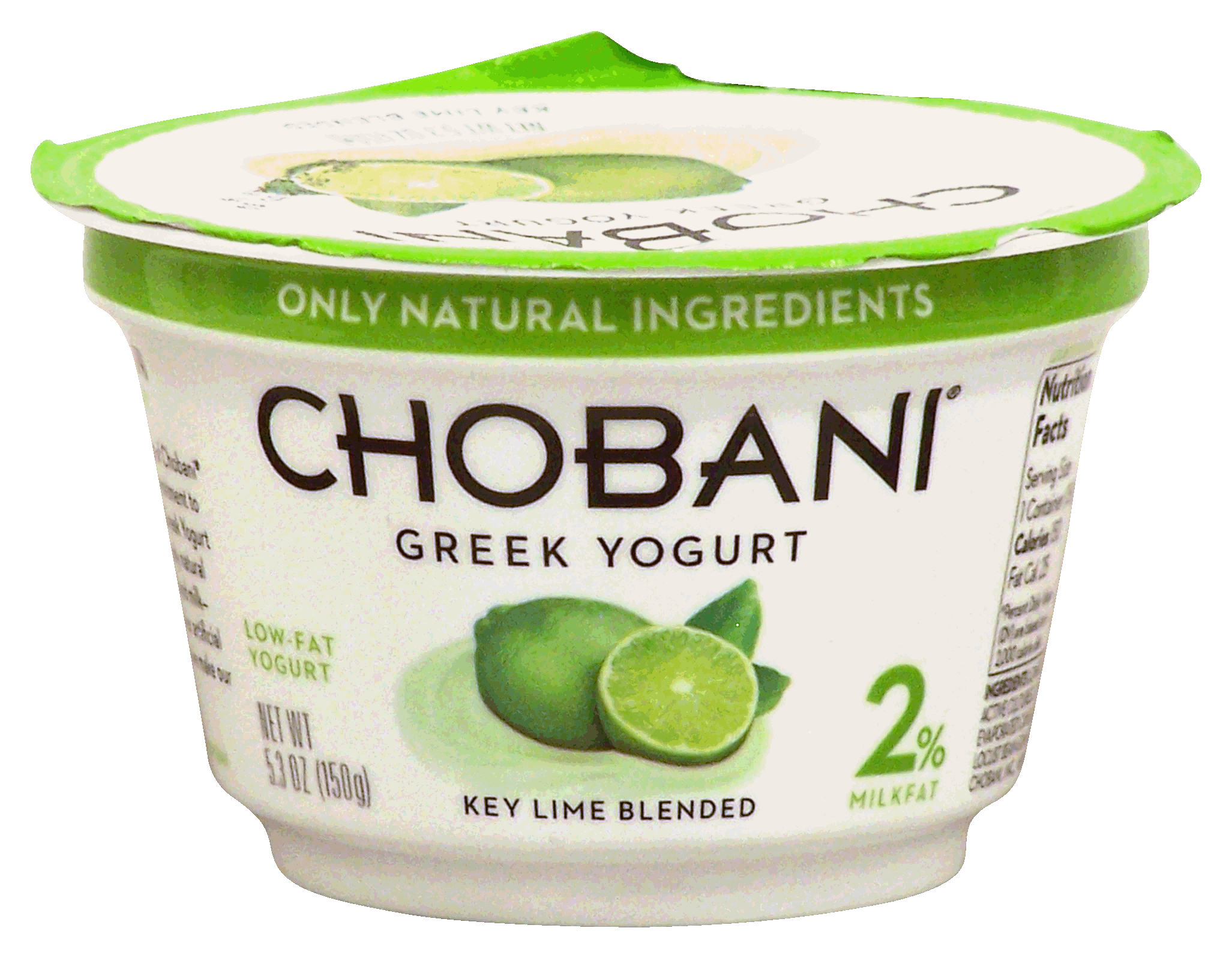 Chobani Greek Yogurt key-lime blended low-fat greek yogurt Full-Size Picture